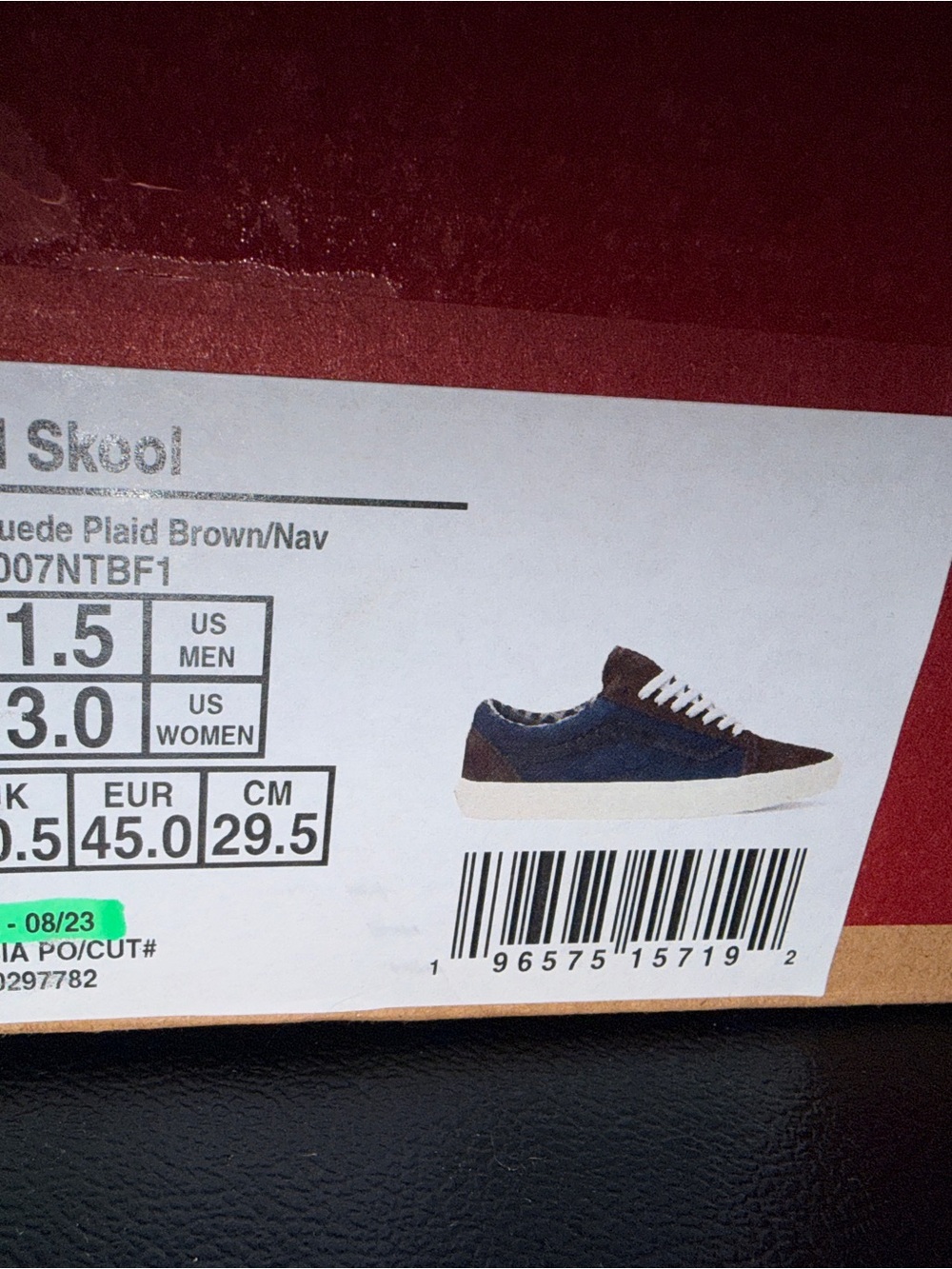Vans Old Skool Pig Suede sz 11.5 Men’s 13.0 Woman - Picture 13 of 13